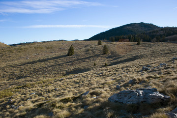 Velebit mountain in Croatia landscape