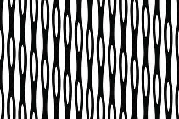 Full seamless modern geometric texture pattern for decor and textile. Black and white vertical lines for textile fabric printing and wallpaper. Multipurpose model design for fashion and home design