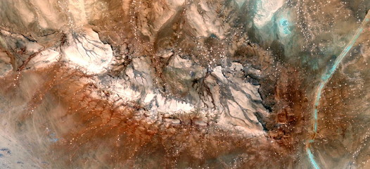 stellar event,  abstract photography of the deserts of Africa from the air. aerial view of desert...
