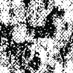 Full Seamless Onamental Snake Animal Skin Pattern Vector. Black and white snake leather design for textile fabric print. Snake leather pattern for bag, shoes, tight, dress.