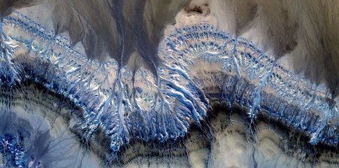 my ex's feelings,  abstract photography of the deserts of Africa from the air. aerial view of...