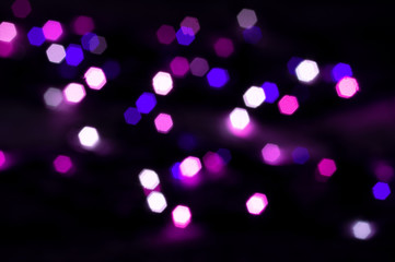Abstract blurred background of glowing lights