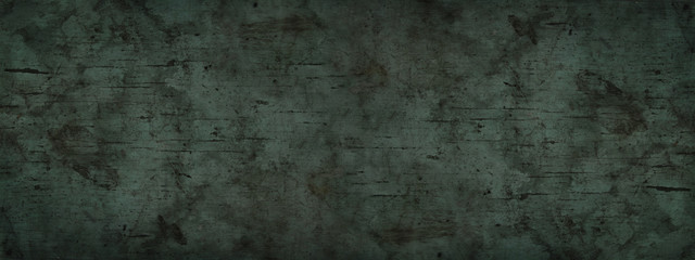 Green abstract grunge background. Grunge. Web banner. Wide. Distressed backdrop. Panoramic.
