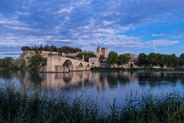 Fototapeta na wymiar Panoramic view of the city of Avignon, France