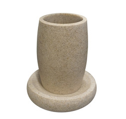 Shot glass carved from natural stone
