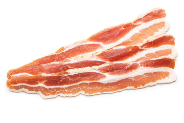 Smoked bacon strips.