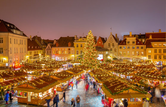 Tallinn Christmas Market,Estonia.