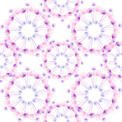 seamless pattern with flowers