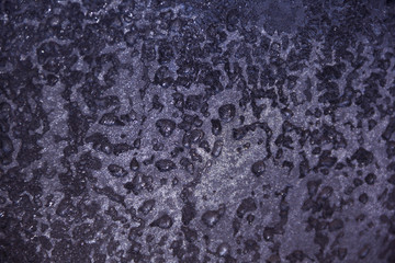 Fototapeta na wymiar Frozen drops of water on glass, background