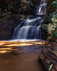 Cachoeira em Santo Antonio do Pinhal, interior de São Paulo, região da serra da Mantiqueira.