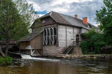 Ginuciai Watermill in Aukstaitija National Park, Lithuania