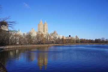 the palace in central park and lake