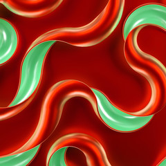 Elegant minimal background. 3d illustration, 3d rendering.