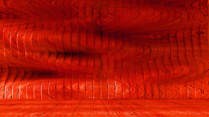 Interior texture wood background. 3d illustration, 3d rendering.