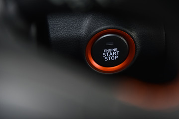 Start stop button in the car