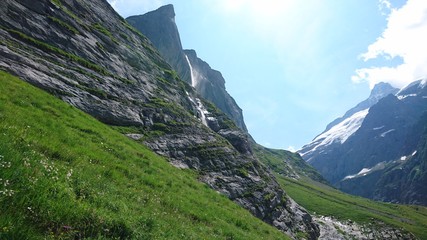 Bernese alps in summer