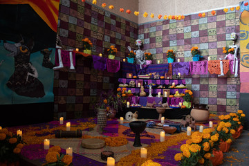 Day of the death altar