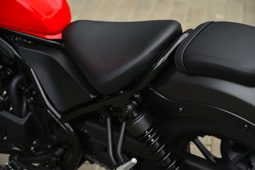Seat of motorcycle