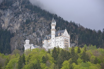 Fototapeta na wymiar The most beautiful castles of the Bavarian Alps