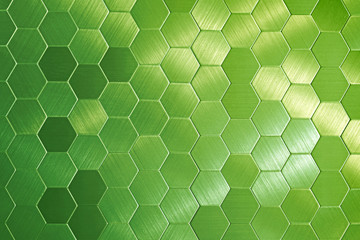Stock image of the metal honeycomb