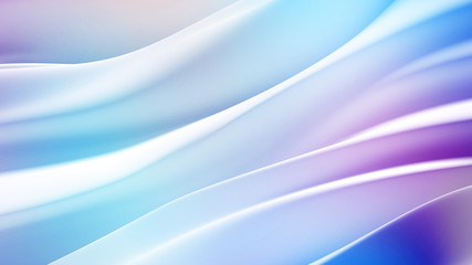 Beautiful luxury elegant backdrop with silk fabric drapery. 3d illustration, 3d rendering.