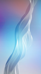 Beautiful luxury elegant backdrop with silk fabric drapery. 3d illustration, 3d rendering.