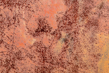 Old Weathered Corrugated Rusty Metal Texture