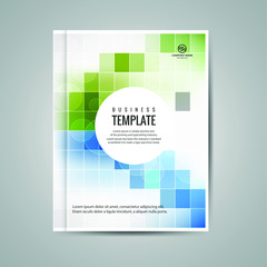 Cover design template for annual report. Abstract modern vector illustration. Cover presentation on a4. Abstract presentation templates. Flyer text font. Ad flyer text. White a4 brochure cover design