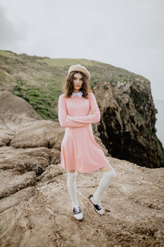 Girl with attitude in nature