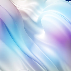 Beautiful luxury elegant backdrop with silk fabric drapery. 3d illustration, 3d rendering.