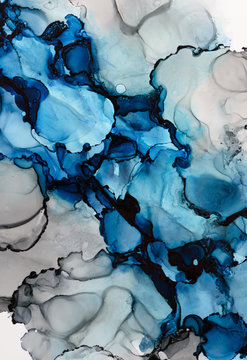 Abstract Alcohol Ink painting