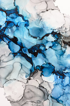 Abstract Alcohol Ink painting