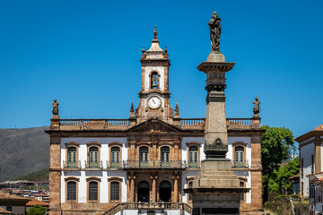 Fototapeta na wymiar Views of the historic city of Ouro Preto in Brazil