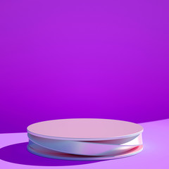 Beautiful background with geometric shape. 3d illustration, 3d rendering.