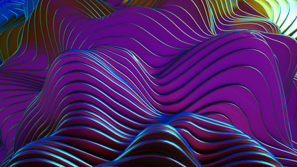 Abstract colorful background. 3d illustration, 3d rendering.
