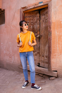 Girl in the Old Town of Kashgar