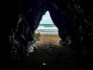 Southern California Sea Cave where many movies are filmed