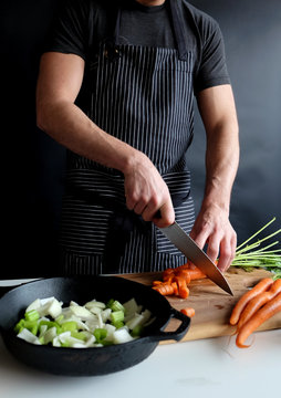Chef Preparing Sunday Dinner