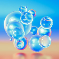 Beautiful background with geometric shape. 3d illustration, 3d rendering.