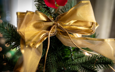 Gold Bow Garland