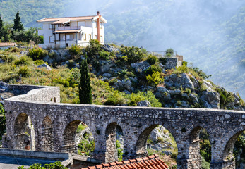 Fototapeta na wymiar the ruins of Stari bar Montenegro