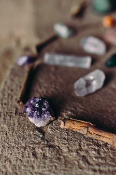 A beautiful set up of a crystal grid