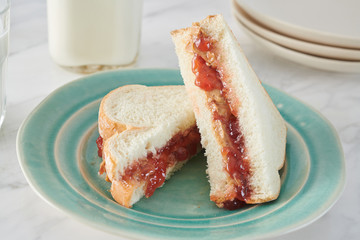 Peanut Butter and Jam Sandwiche