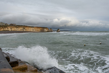 Waves at Freshwater Bay Isle of Wight