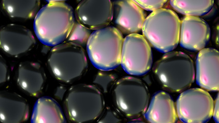 Beautiful background with geometric shape. 3d illustration, 3d rendering.