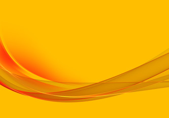 Abstract background waves. Amber abstract background for wallpaper or business card