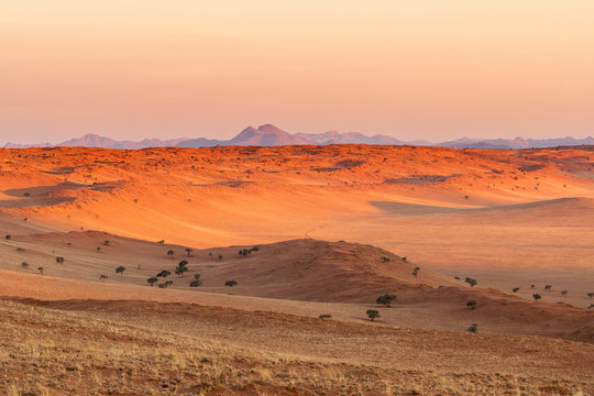 Namibian Desert at Sunset