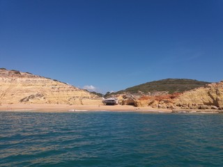 view of an island of greece