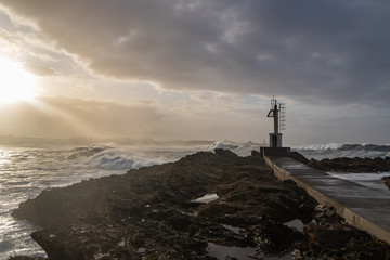 Fototapeta premium Winter sunsets in Northern Spain!