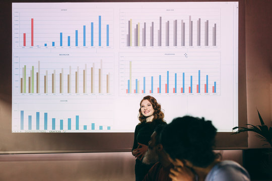 Business group at a workshop in the office